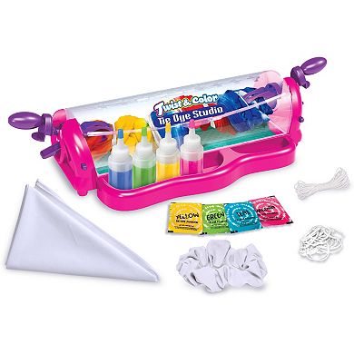 Cra-Z-Art Shimmer 'N Sparkle: Twist & Color Tie Dye Studio DIY Kit