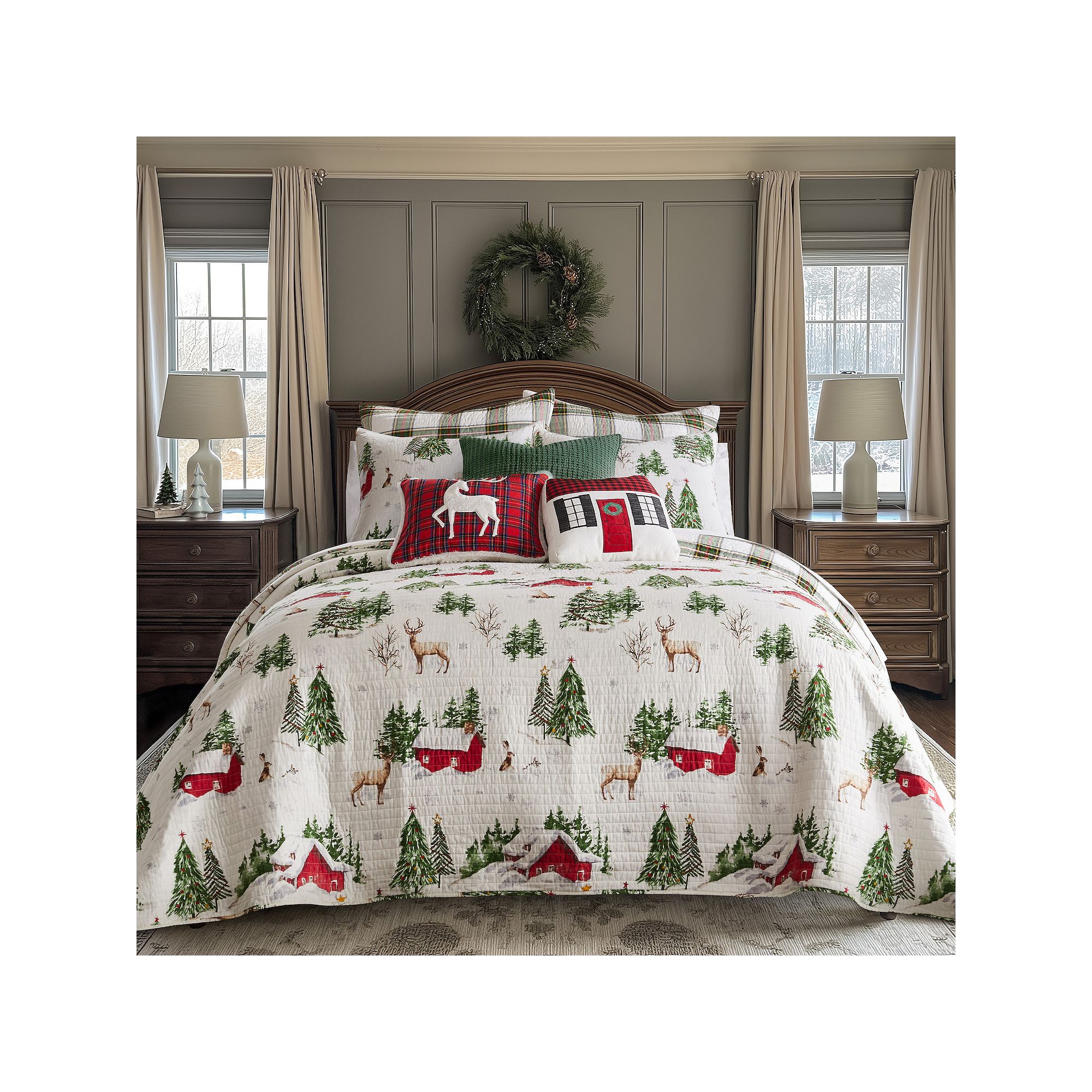 Levtex Home Tatum Pines Bedspread Set with Shams, Multicolored