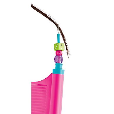 Cra-Z-Art Shimmer ‘n Sparkle: Braid Bead & Twist Deluxe Kids Hair Designer - 3-In-1 Braiding, Wrapping, and Beading Hair Tool