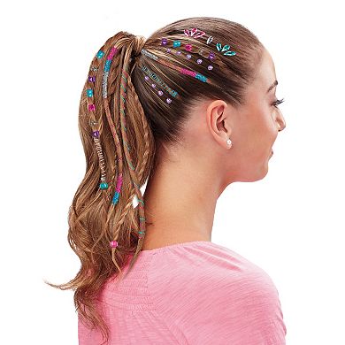 Cra-Z-Art Shimmer ‘n Sparkle: Braid Bead & Twist Deluxe Kids Hair Designer - 3-In-1 Braiding, Wrapping, and Beading Hair Tool
