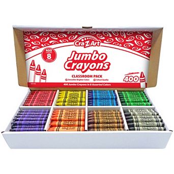 Cra-Z-Art Classroom Pack: Jumbo Crayons - 400 pc
