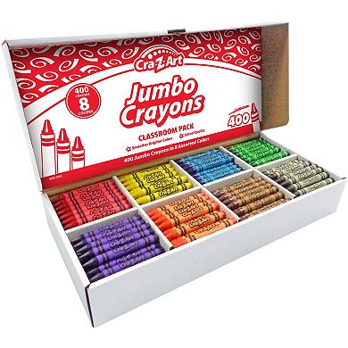 Cra-Z-Art Classroom Pack: Jumbo Crayons - 400 Pieces