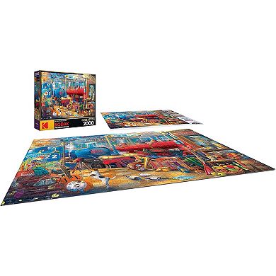 Cra-Z-Art RoseArt Kodak Collector Train Station 2000 Piece Puzzle