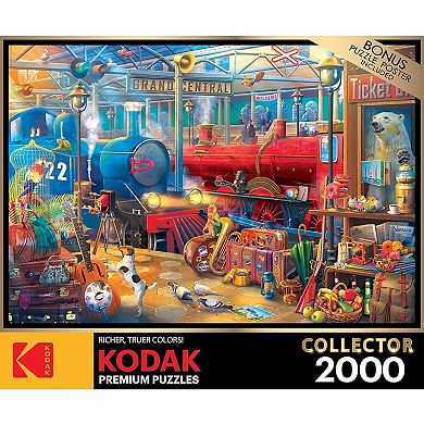 Cra-Z-Art RoseArt Kodak Collector Train Station 2000 Piece Puzzle