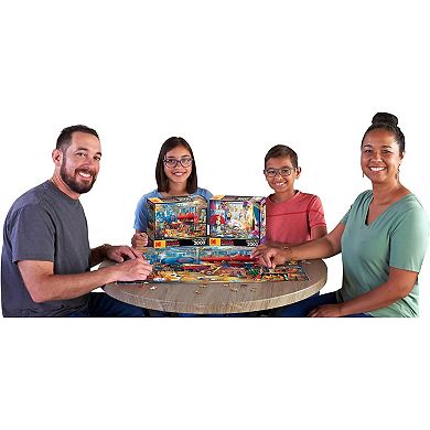 Cra-Z-Art RoseArt Kodak Collector Train Station 2000 Piece Puzzle