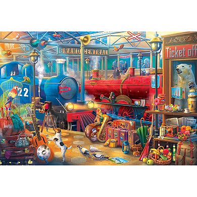 Cra-Z-Art RoseArt Kodak Collector Train Station 2000 Piece Puzzle