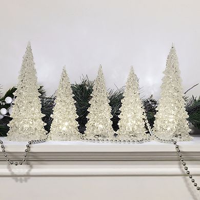 LumaBase 5-Piece Battery Operated Crystal Trees