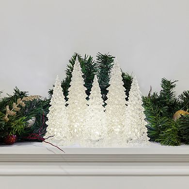 LumaBase 5-Piece Battery Operated Crystal Trees