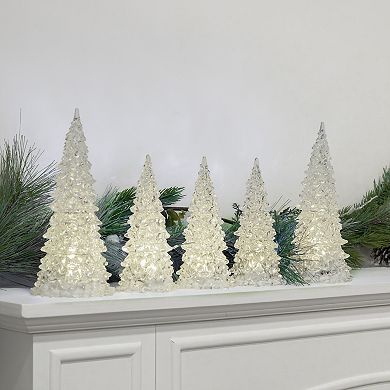 LumaBase 5-Piece Battery Operated Crystal Trees