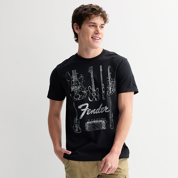Fender Char Stratocaster Burgundy Tシャツ Fender Made in Japan Char Stratocaster Burgundy Char
