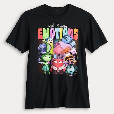 Disney / Pixar's Inside Out 2 Feel Your Emotions Men's Graphic Tee