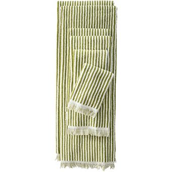Lands' End 6 pc Yarn Dyed Stripe Towel Set