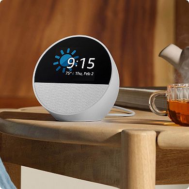 Amazon Echo Spot Smart Alarm Clock (2024 release)