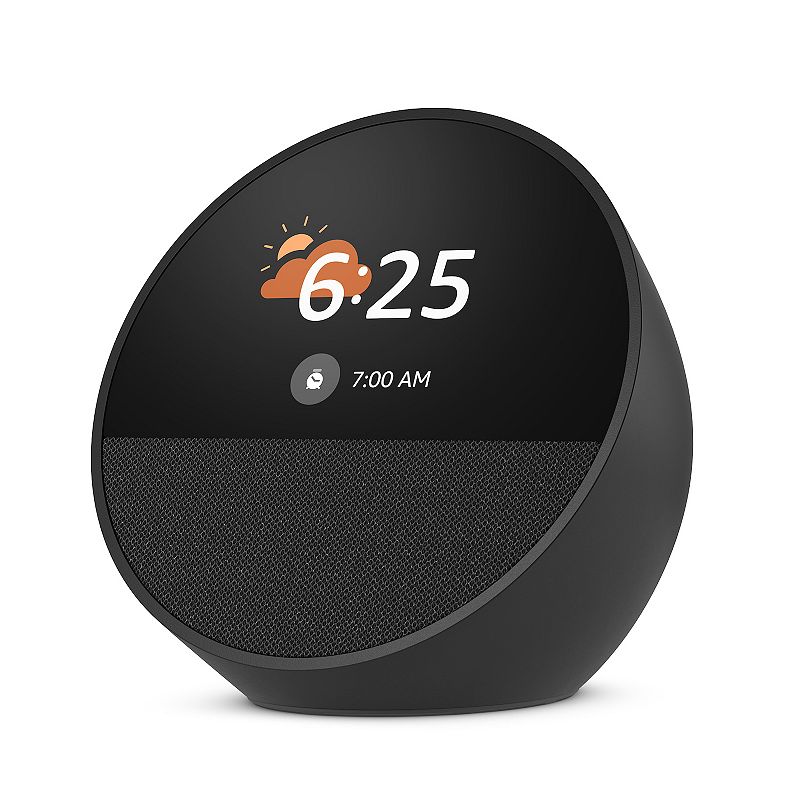 UPC 840268963422 product image for Amazon Echo Spot Smart Alarm Clock (2024 release), Black | upcitemdb.com