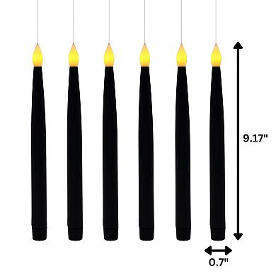 LumaBase Luminarias Battery Operated 6-pk. Hanging Taper Candles