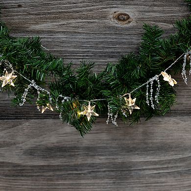 LumaBase Battery Operated String Lights with Lighted Stars