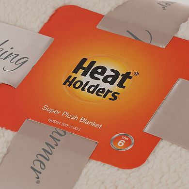 Heat Holders Super Plush Sherpa Bedding Blanket