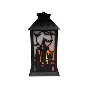 LumaBase Luminarias Battery Operated Flame Effect Lantern Outdoor Decor