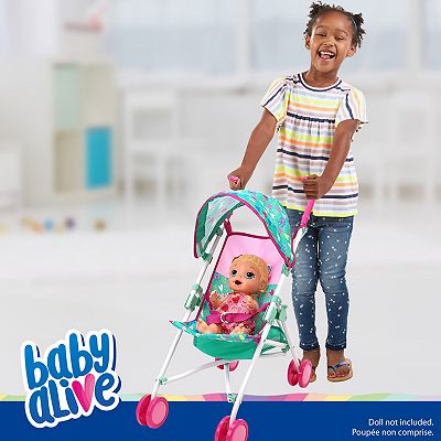 Baby Alive: Doll Stroller - Green, Pink, Hearts
