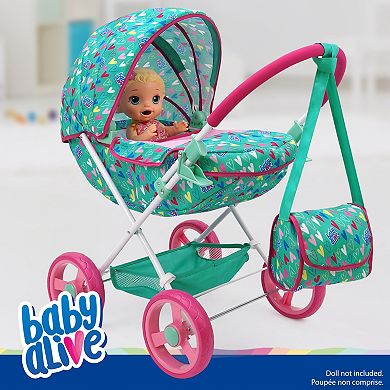 509 Crew Baby Alive Deluxe Classic Doll Pram & Handbag Set