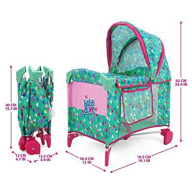 509 Crew Baby Alive Deluxe Doll Play Yard
