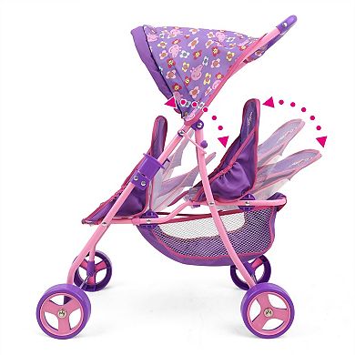 509 Crew Peppa Pig Twin Doll Stroller