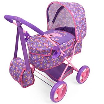 509 Crew Peppa Pig Doll Deluxe Pram & Handbag Set