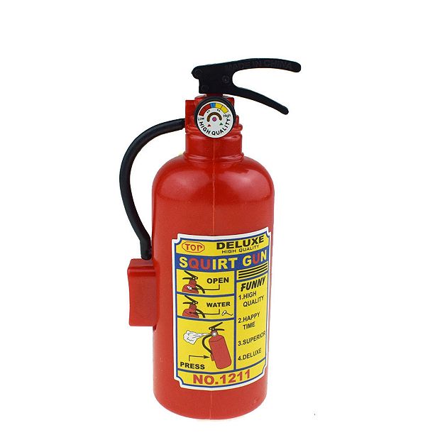 Water Gun Toy Children Portable Squirter Simulation Fire Extinguisher Style Halloween Firefighter