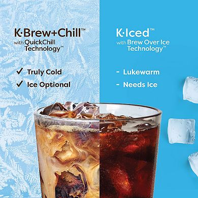 Keurig K-Brew + Chill Iced or Hot Single-Serve K-Cup Coffee Maker with MultiStream and QuickChill Technology