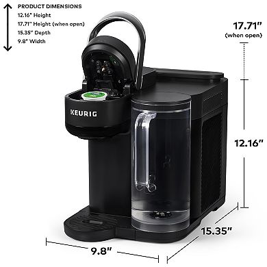 Keurig K-Brew + Chill Iced or Hot Single-Serve K-Cup Coffee Maker with MultiStream and QuickChill Technology