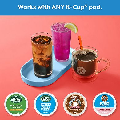 Keurig K-Brew + Chill Iced or Hot Single-Serve K-Cup Coffee Maker with MultiStream and QuickChill Technology