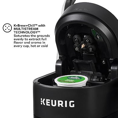 Keurig K-Brew + Chill Iced or Hot Single-Serve K-Cup Coffee Maker with MultiStream and QuickChill Technology