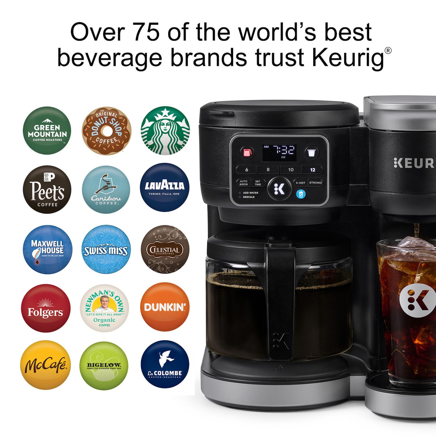 Keurig K-Duo Hot & Iced Single Serve & Carafe Coffee Maker