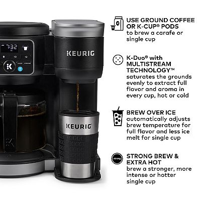 Keurig K Duo Gen 2 Hot Iced Single Serve Carafe Coffee Maker