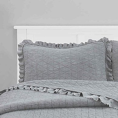 Avanti Charlotte Ruffle Quilt Set with Shams