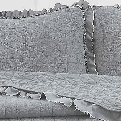 Avanti Charlotte Ruffle Quilt Set with Shams