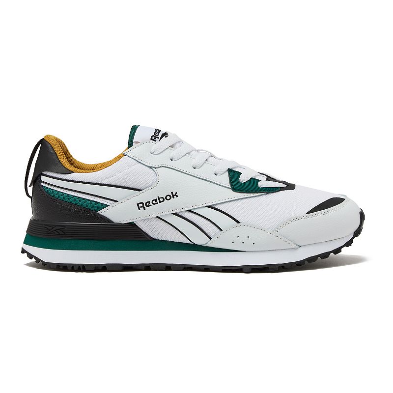Reebok Spark Flash Men's Tennis Shoes, Size: 8.5, White Green Gold