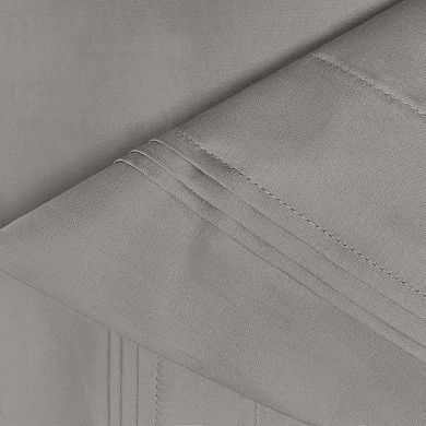 SUPERIOR Egyptian Cotton 650 Thread Count Solid Deep Pocket Sheet Set and Pillowcases