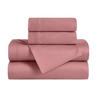 SUPERIOR Egyptian Cotton 650 Thread Count Solid Deep Pocket Sheet Set and Pillowcases