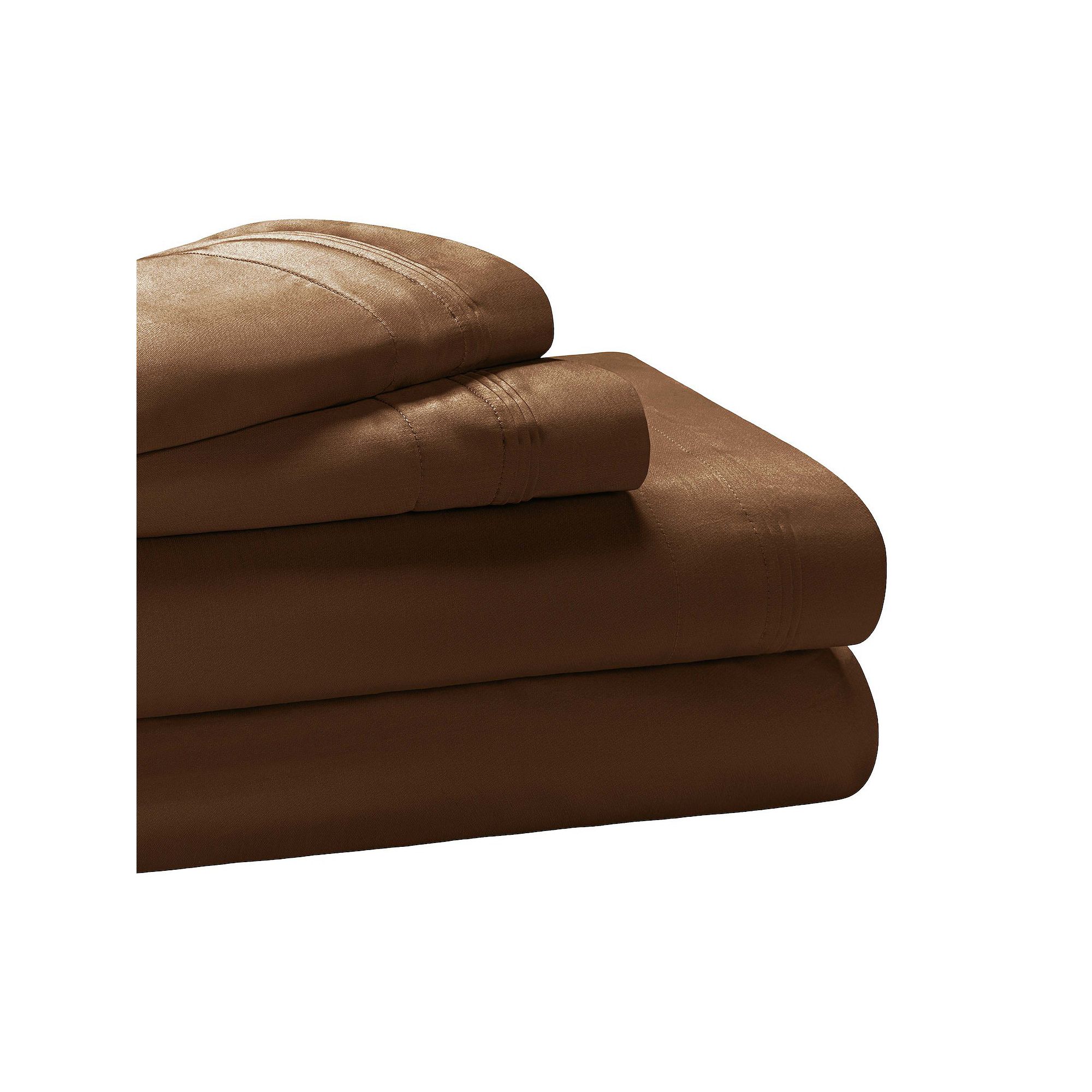 SUPERIOR Egyptian Cotton 650 Thread Count Solid Deep Pocket Sheet Set and P