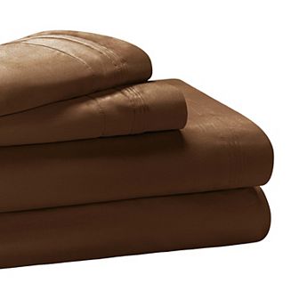 SUPERIOR Egyptian Cotton 650 Thread Count Solid Deep Pocket Sheet Set and Pillowcases