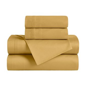 SUPERIOR Egyptian Cotton 650 Thread Count Solid Deep Pocket Sheet Set and Pillowcases