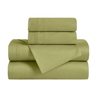 SUPERIOR Egyptian Cotton 650 Thread Count Solid Deep Pocket Sheet Set and Pillowcases