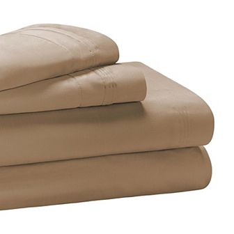SUPERIOR Egyptian Cotton 650 Thread Count Solid Deep Pocket Sheet Set and Pillowcases