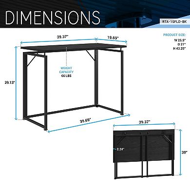Techni Mobili Space Saving Folding Desk