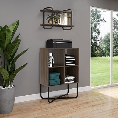Techni Mobili Modern Geometric Bookcase