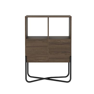 Techni Mobili Modern Geometric Bookcase