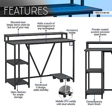 Techni Mobili Industrial Writing Desk