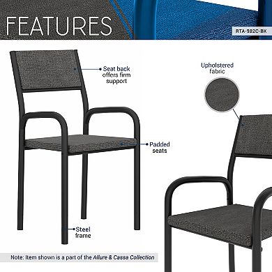 Techni Mobili Office Metal Frame Visiting Chair