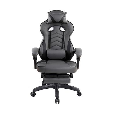 Techni Mobili Gaming Racing Style Fully Reclining Executive Office Chair